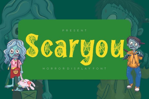 A Spooky Display Font for Handmade Sellers