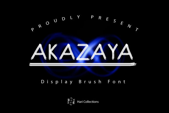 Akazaya Font: A Cool and Modern Display Typeface for Creative Brands