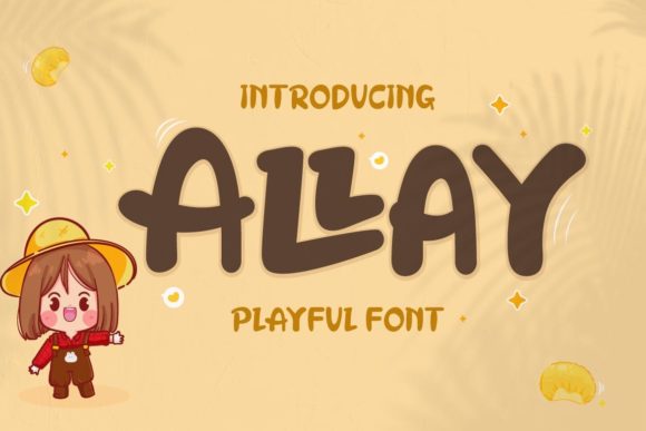 Allay Display Font for Joyful Craft Projects