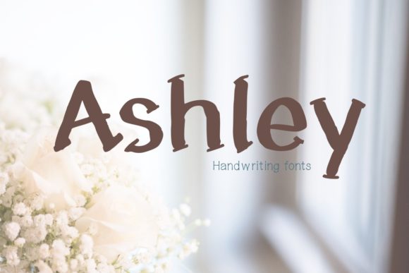 Ashley Font: A Cool Display Typeface for Small Business Branding