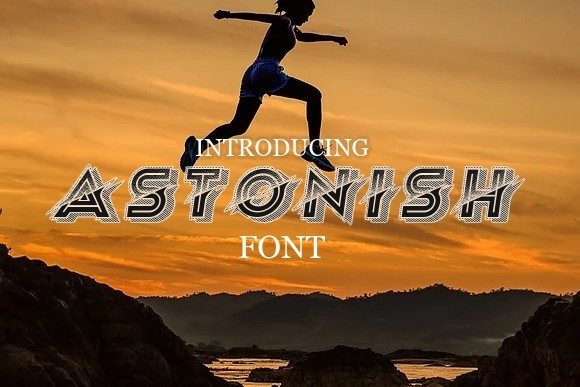 Astonish: A Sharp Display Font for Web Design