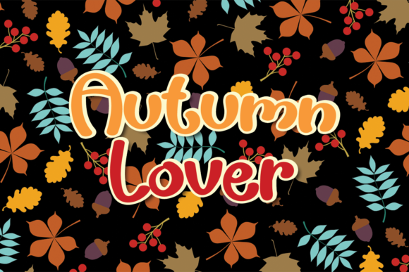 Autumn Lover Display Font for Magical Digital Branding