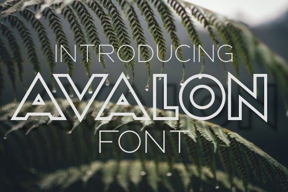 Avalon: A Bold Display Font for Digital Design
