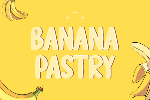Banana Pastry Font: A Playful Brushed Display Typeface