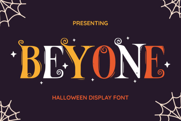 Beyone: The Thick Spooky Display Font for Halloween Marketing