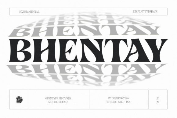 Bhentay Font Review: A Bold Display Typeface for Branding