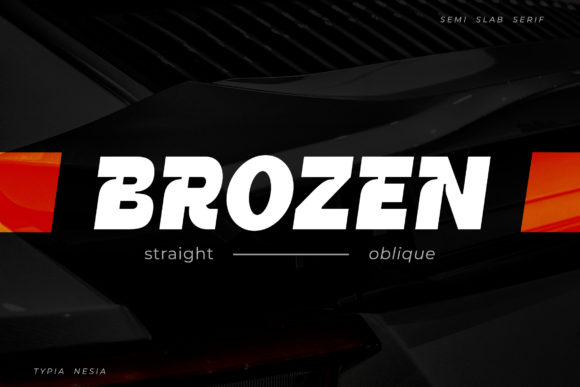 Brozen: The Bold Display Font for Standout Business Branding