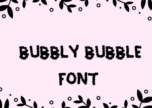 Bubbly Bubble: A Spooky Display Font for Bold Editorial Designs