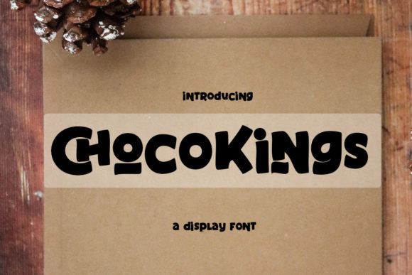 Chocokings: A Charming Display Font for Crafters and Shops