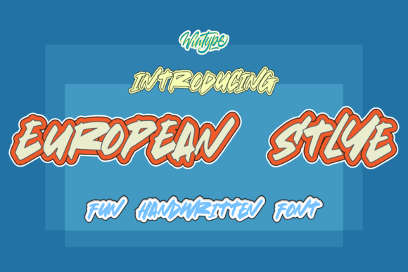European Style Display Font for Handmade Creatives