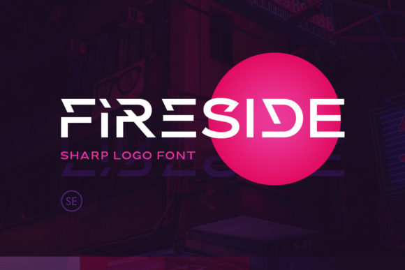 Fireside Display Font for Bold, Futuristic Branding