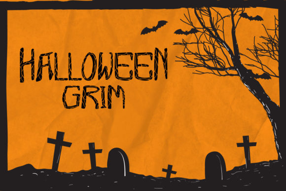 Halloween Grim: A Creepy Display Font for Bold Creative Work