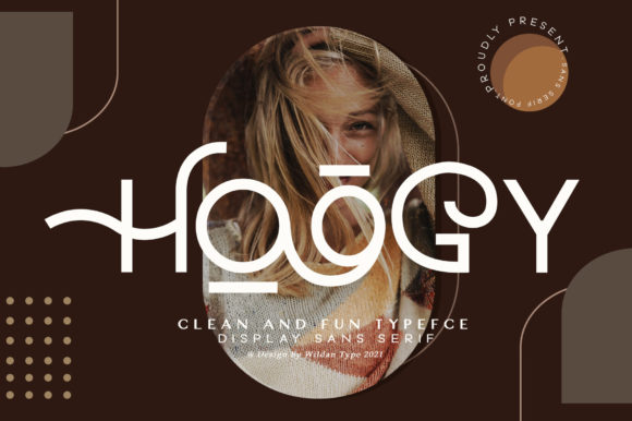 Hoogy: A Rough-Textured Display Font for Editorial Impact