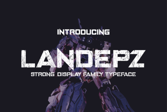 Landepz Display Font: Bold Typography for Modern Web Layouts