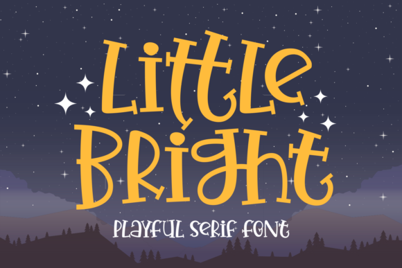 Little Bright: A Quirky Display Font for Handmade Products