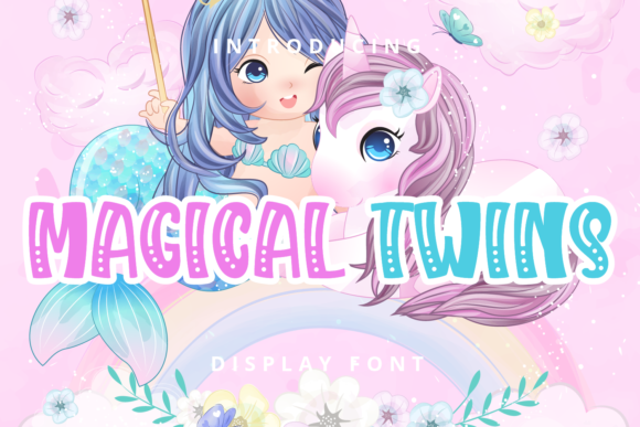 Magical Twins Display Font for Playful Digital Branding
