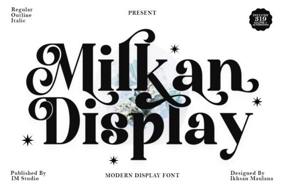 Milkan Display Font for Bold Editorial Headlines