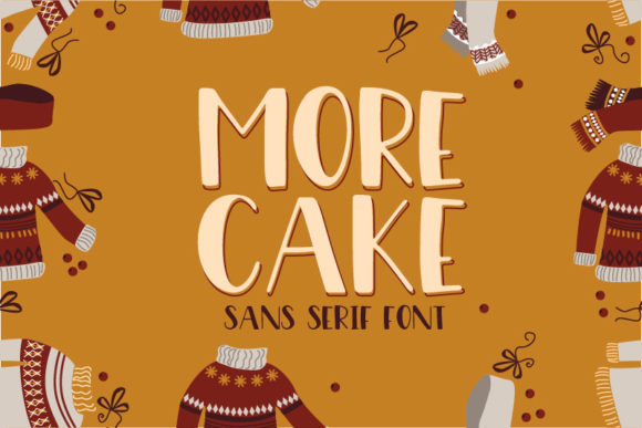 More Cake: The Cute & Chic Display Font for Web Designers