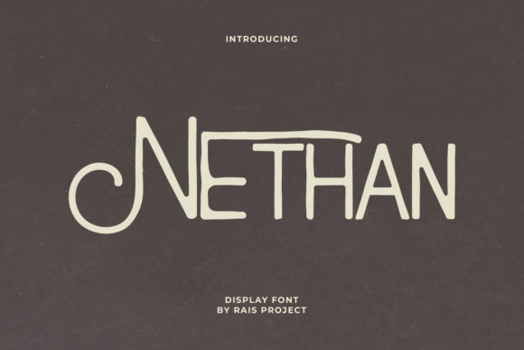 Nethan Display Font for Distinctive Web Typography