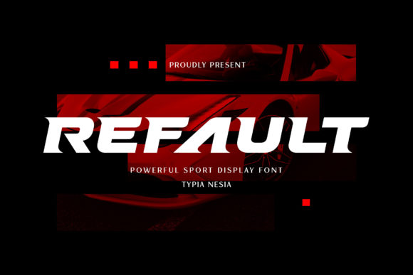 Refault: A Bold Display Font for Editorial Energy
