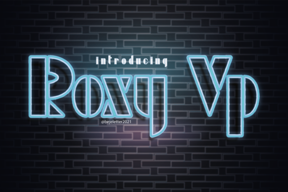 Roxy Vp: A Robotic Display Font for High-Impact Digital Branding