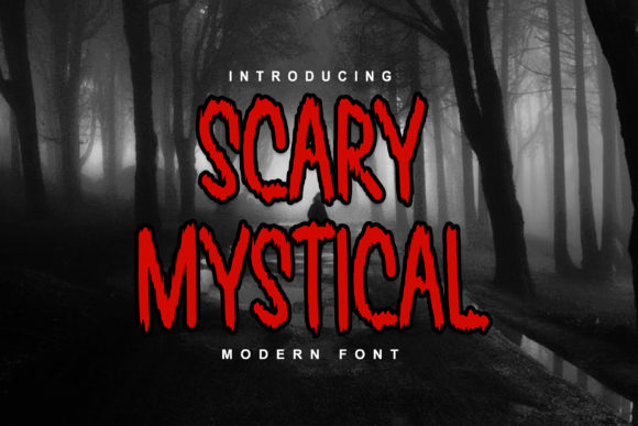 Scary Mystical Font for Spooky Branding & Halloween Design