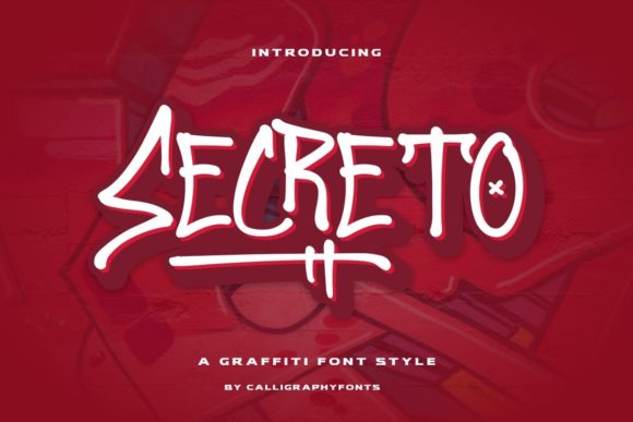 Secreto: A Dramatic Street-Styled Display Font