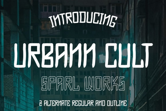 Urbann Cult: A Cool Display Font for Bloggers and Publishers