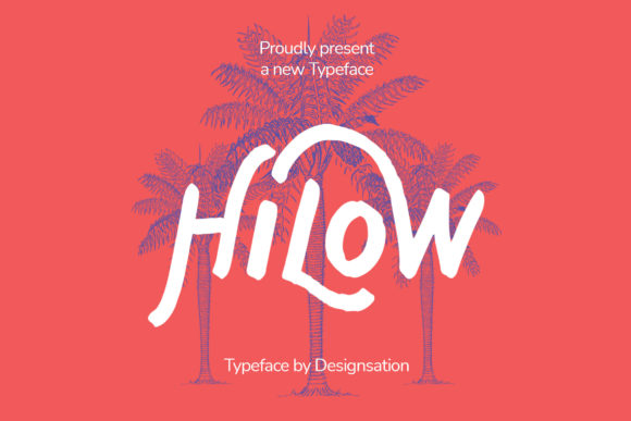 Using Hilow: A Paint Brushed Display Font for Expressive Web Design