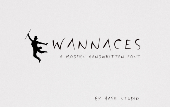 Wannaces: A Casual Display Font for Relaxed Branding